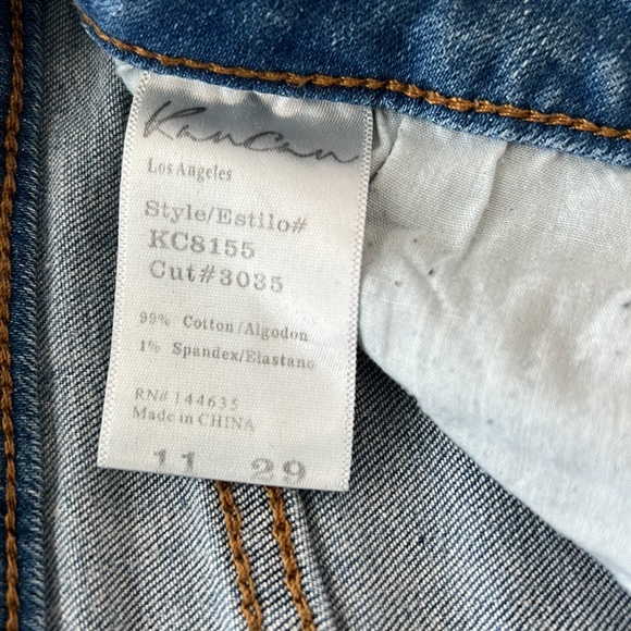 KANCAN ESTILO DISTRESSED JEANS SZ 11/29 - Picture 8 of 11